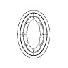 Fixed Window
Oval with decorative leaded 